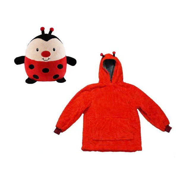 Plushjama™ - Kids Snuggle Blanket Hoodie