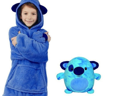 Plushjama™ - Kids Snuggle Blanket Hoodie