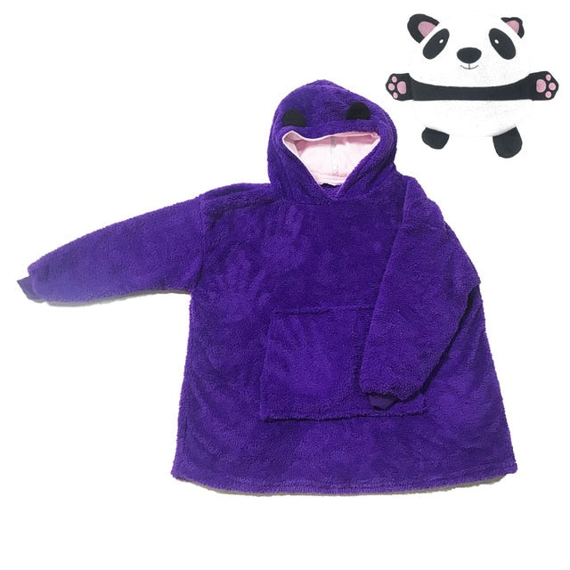 Plushjama™ - Kids Snuggle Blanket Hoodie